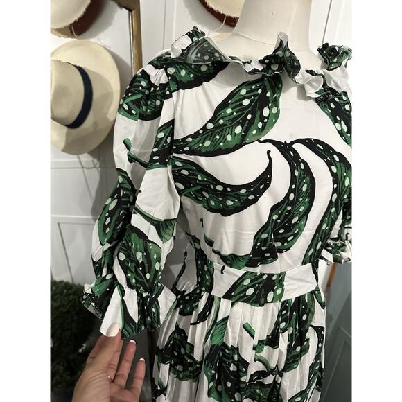 Borgo De Nor Women’s Midi Floral Cotton Maxi Dress Size UK 14 (10 US) - Picture 11 of 13